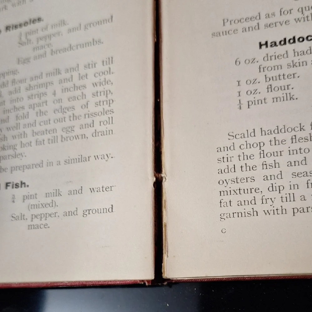 RARE 1900 1st Ed. Practical Cookery - Atkinson & Holroyd Antique Cookbook Red - Picture 6 of 9